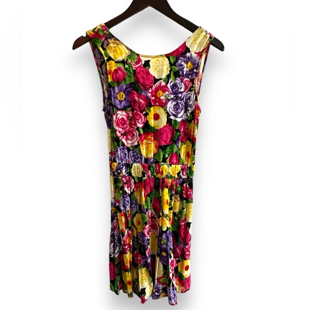 American Apparel 80s style flower skater dress!